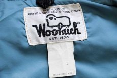 画像4: 70s Woolrichウールリッチ ナイロン ダウンベスト アクアマリン (4)