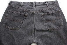 画像5: 90s スペイン製 Levi'sリーバイス 501 先染め ブラック デニムパンツ w40 L36★ユーロ (5)