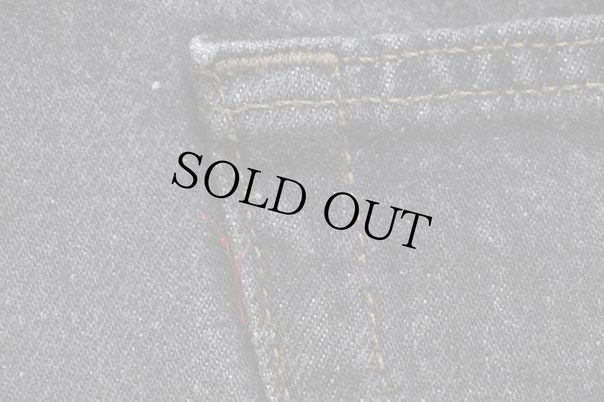 画像7: 90s スペイン製 Levi'sリーバイス 501 先染め ブラック デニムパンツ w40 L36★ユーロ (7)