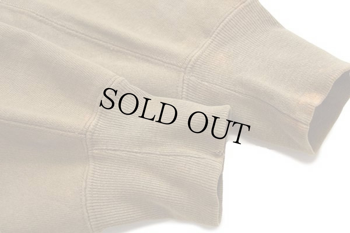 画像6: 90s USA製 Championチャンピオン ワンポイント リバースウィーブ スウェット オーカー L (6)