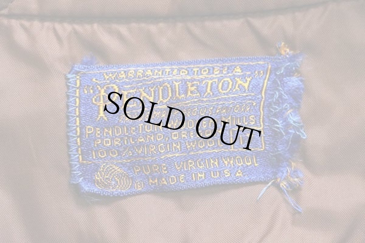 画像4: 70s USA製 PENDLETONペンドルトン オンブレチェック ウールシャツ 17 (4)