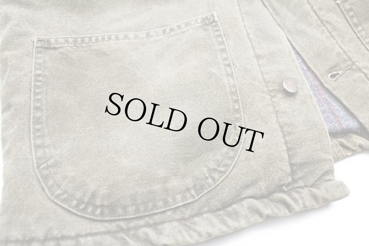 画像6: 90s メキシコ製 Dickiesディッキーズ ブランケットライナー ダック地 カバーオール 焦げ茶 M (6)