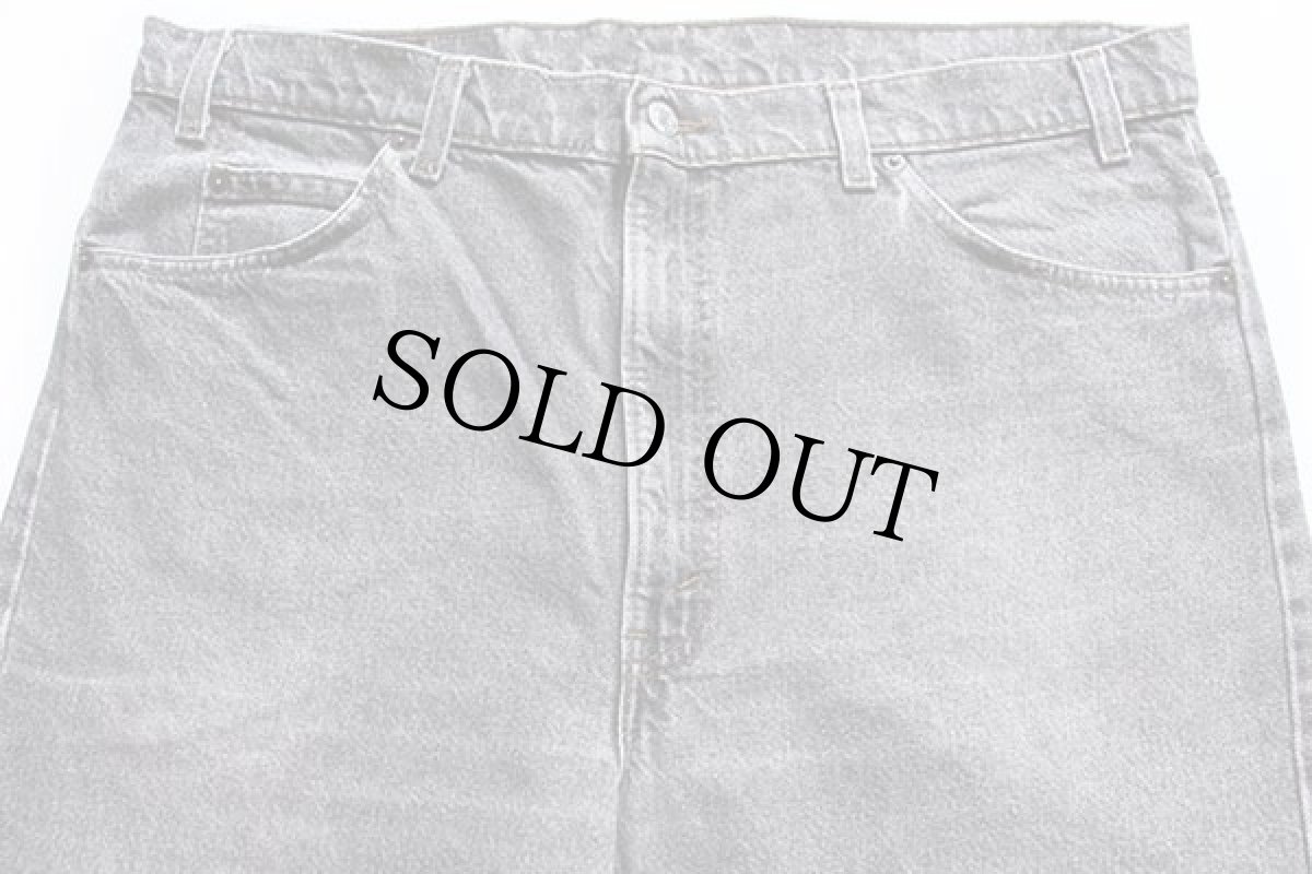 画像4: 90s USA製 Levi'sリーバイス 505 先染め ブラック デニムパンツ w40 L32 (4)