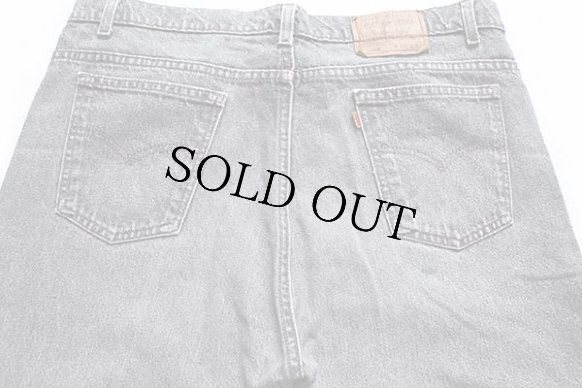 画像5: 90s USA製 Levi'sリーバイス 505 先染め ブラック デニムパンツ w40 L32 (5)