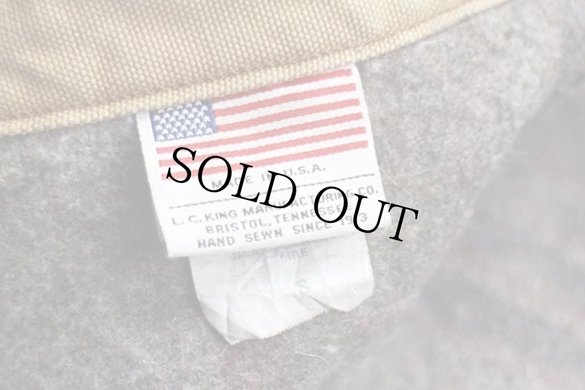 画像4: USA製 POINTERポインター ブランケットライナー ダック地 カバーオール ペンキ飛び 茶 S (4)