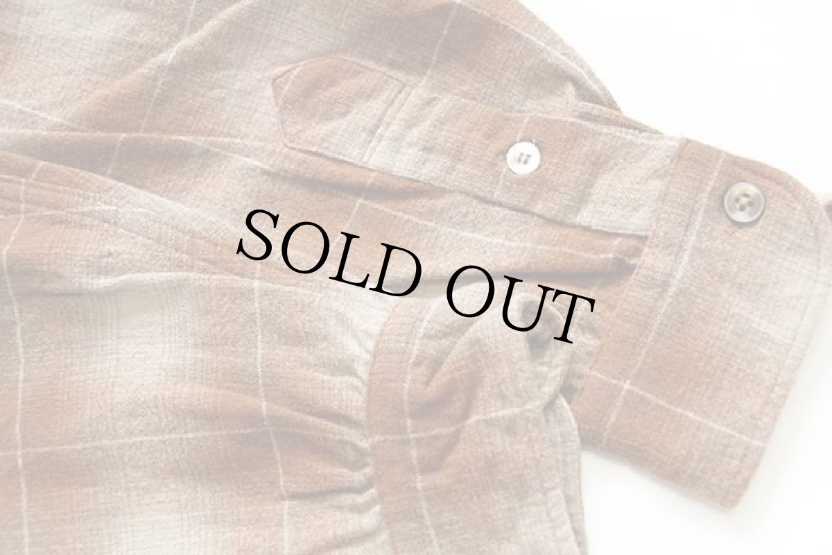 画像5: 70s USA製 PENDLETONペンドルトン オンブレチェック ウールシャツ 17 (5)