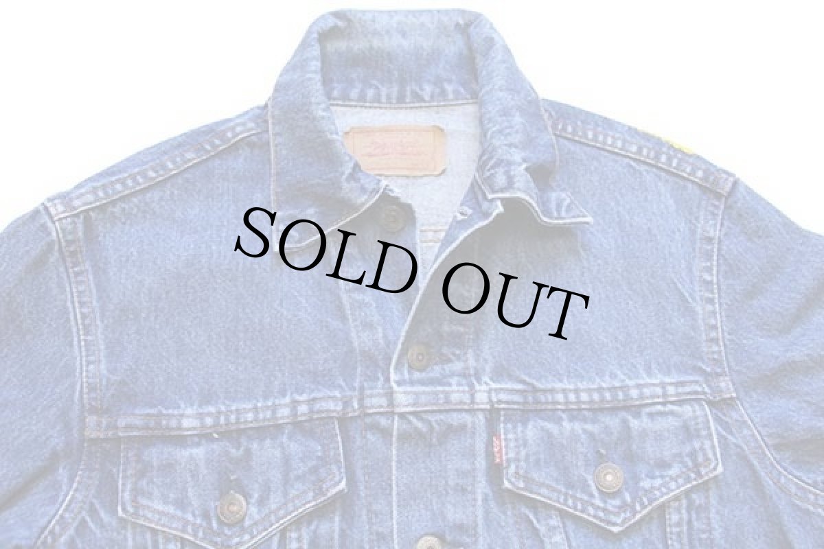 画像3: 80s カナダ製 Levi'sリーバイス 71506 ハンドペイント デニムジャケット 4ポケット 40L (3)