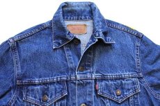 画像3: 80s カナダ製 Levi'sリーバイス 71506 ハンドペイント デニムジャケット 4ポケット 40L (3)