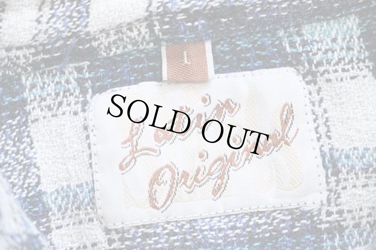 画像4: 90s Latin Original Shirts チェック コットン アムンゼン ネルシャツ L (4)