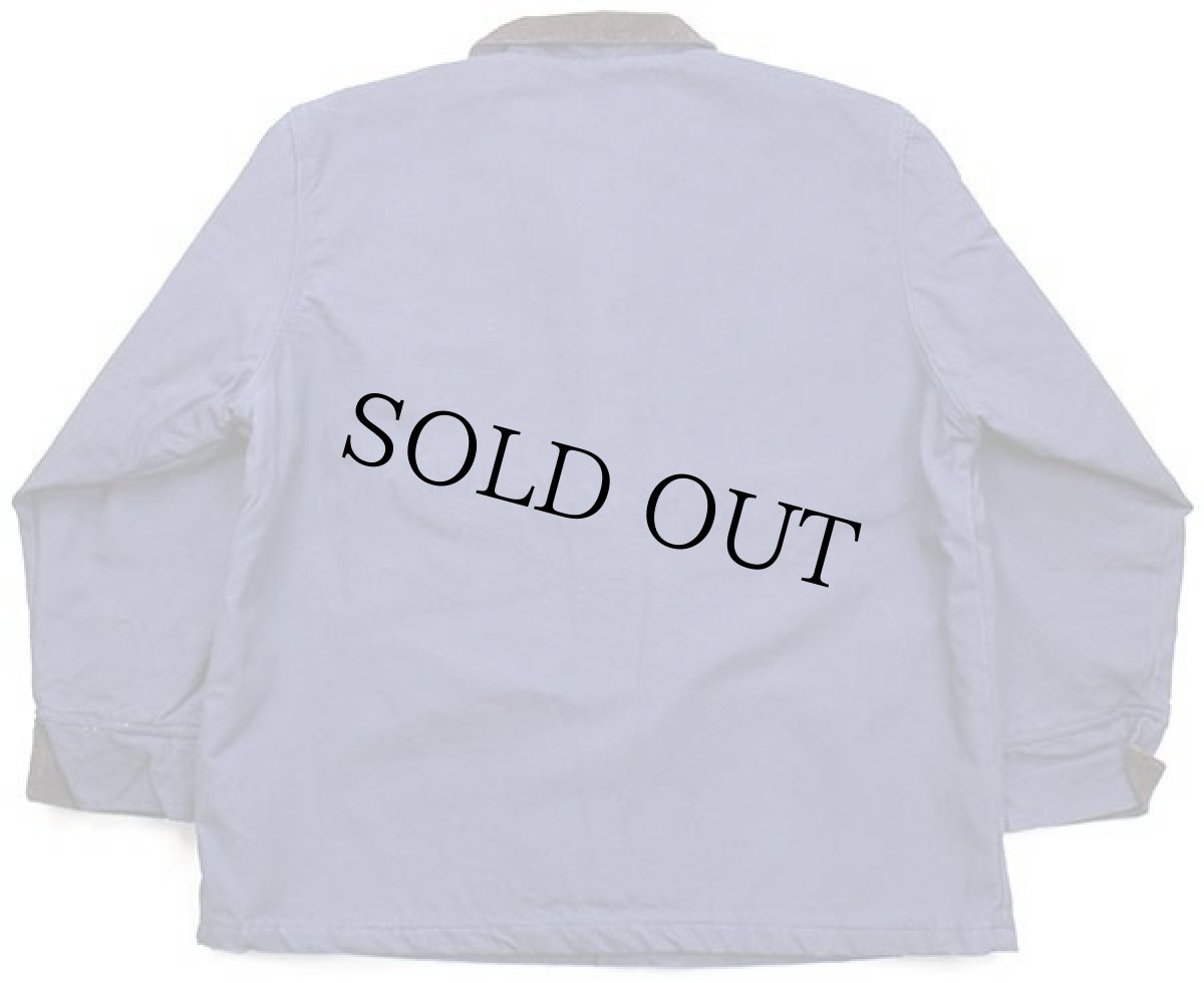 画像2: 90s USA製 Union Line Ford 刺繍入り ブランケットライナー ダック地 カバーオール 紺 XL (2)