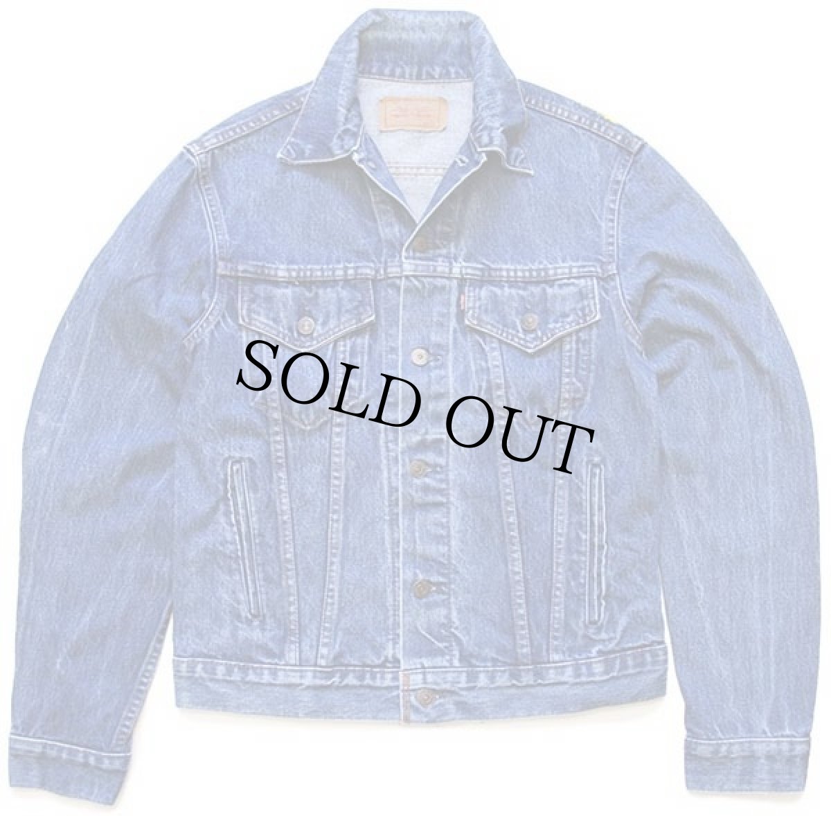 画像2: 80s カナダ製 Levi'sリーバイス 71506 ハンドペイント デニムジャケット 4ポケット 40L (2)