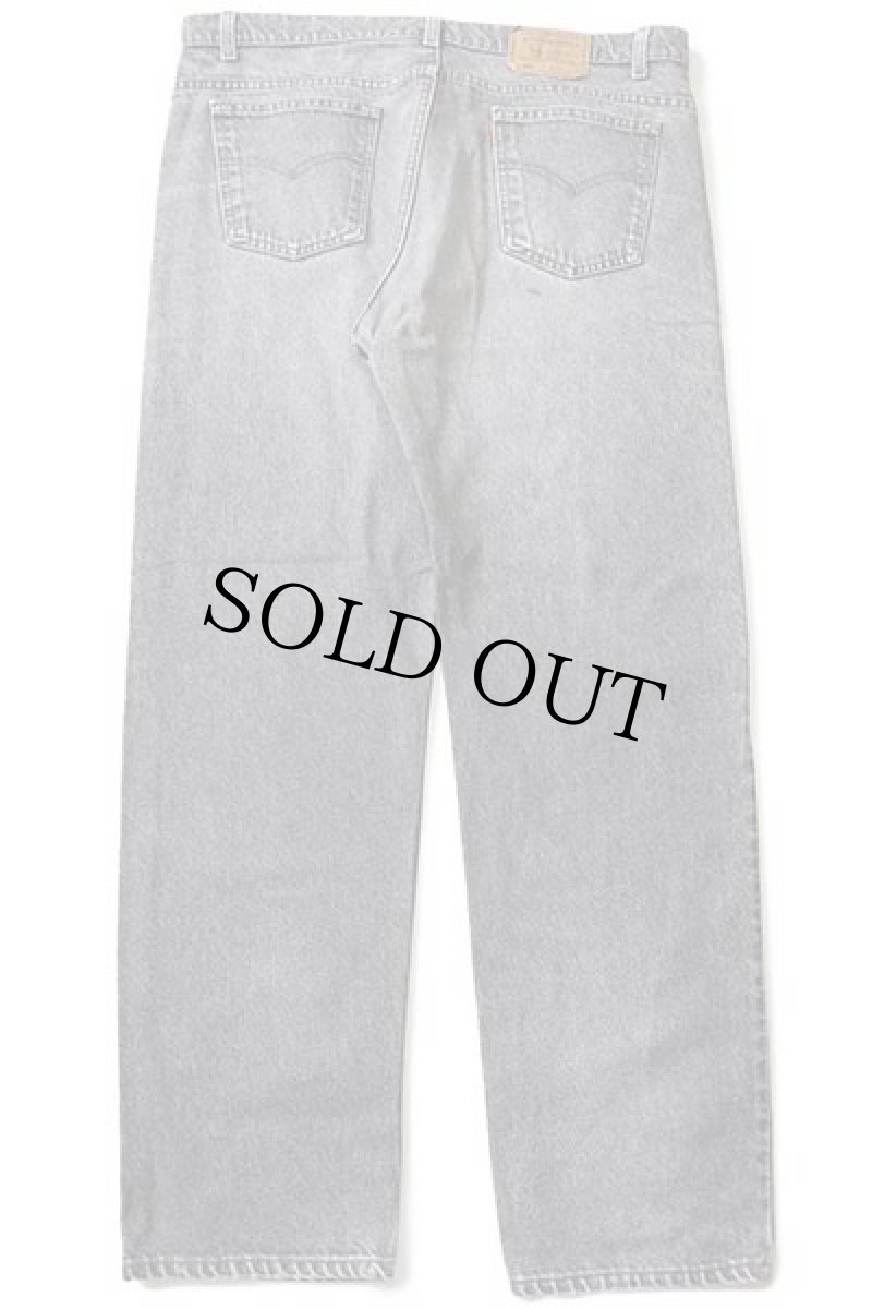 画像3: 90s USA製 Levi'sリーバイス 505 先染め ブラック デニムパンツ w40 L32 (3)