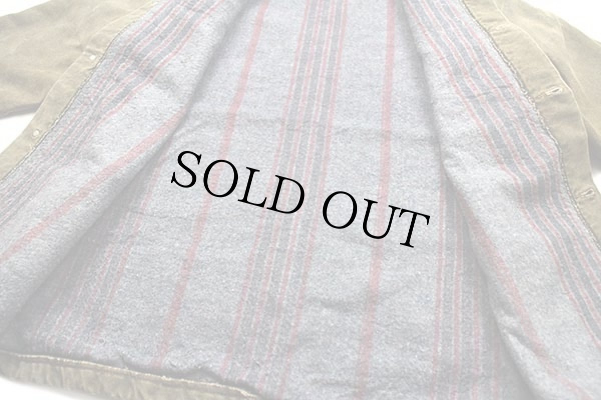 画像5: 90s メキシコ製 Dickiesディッキーズ ブランケットライナー ダック地 カバーオール 焦げ茶 M (5)