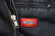 画像5: 90s Dickiesディッキーズ ブランケットライナー ダック地 ワークジャケット ボロ 黒 M (5)