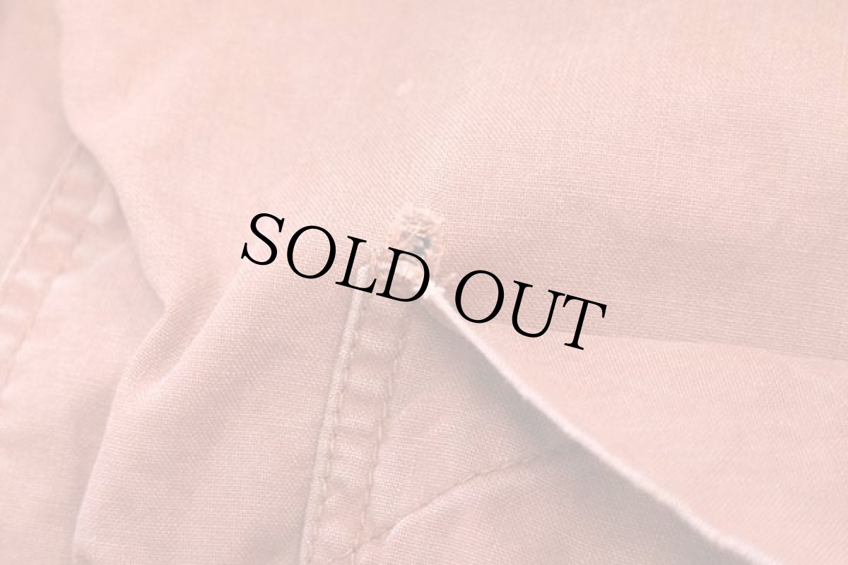 画像8: 90s BANANA REPUBLICバナナリパブリック チェック ネルライナー コットンポプリン フィールドコート レンガ XL★ジャケット (8)