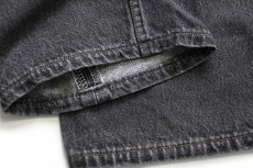 画像8: 90s スペイン製 Levi'sリーバイス 501 先染め ブラック デニムパンツ w40 L36★ユーロ (8)