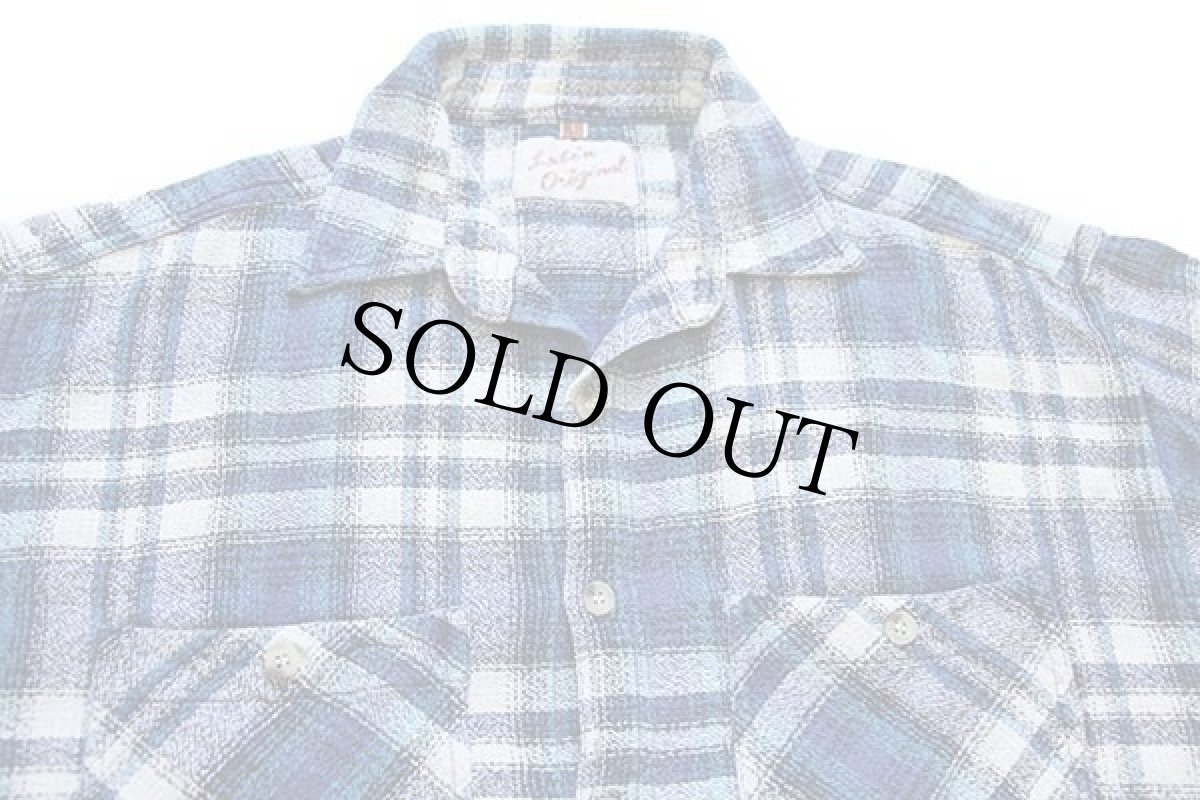 画像3: 90s Latin Original Shirts チェック コットン アムンゼン ネルシャツ L (3)