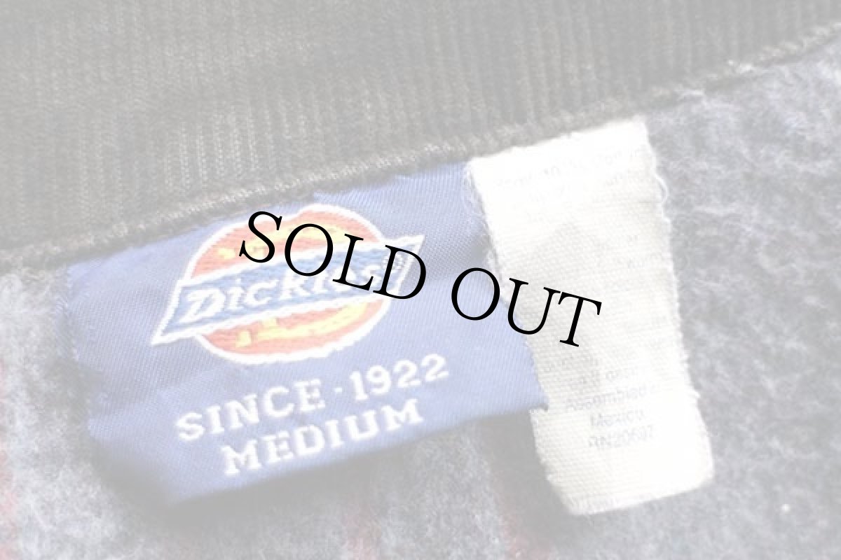 画像4: 90s メキシコ製 Dickiesディッキーズ ブランケットライナー ダック地 カバーオール 焦げ茶 M (4)