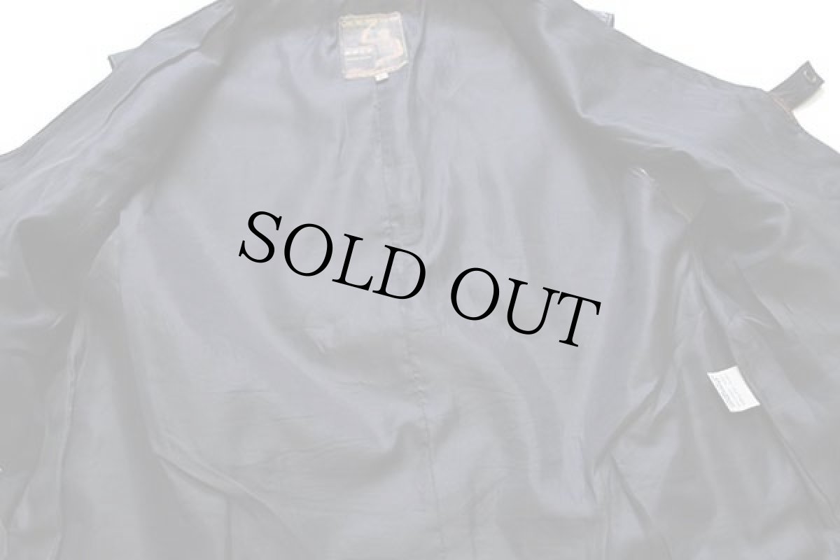 画像4: 90s イタリア製 OverPell ワーク レザーベスト 焦げ茶 L (4)