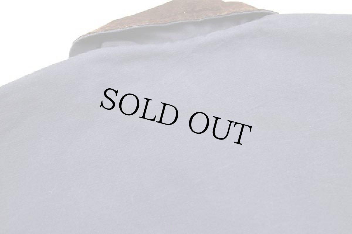 画像7: 90s USA製 Union Line Ford 刺繍入り ブランケットライナー ダック地 カバーオール 紺 XL (7)