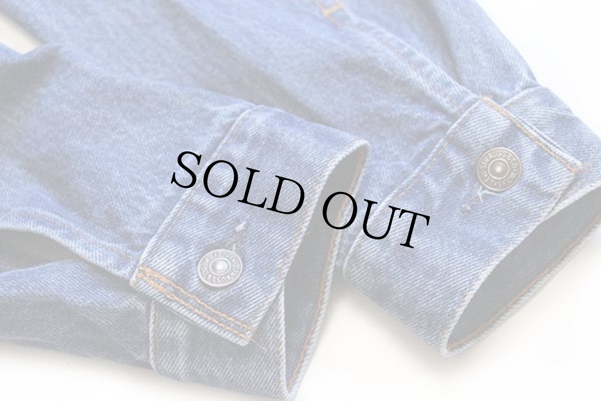 画像6: 80s カナダ製 Levi'sリーバイス 71506 ハンドペイント デニムジャケット 4ポケット 40L (6)