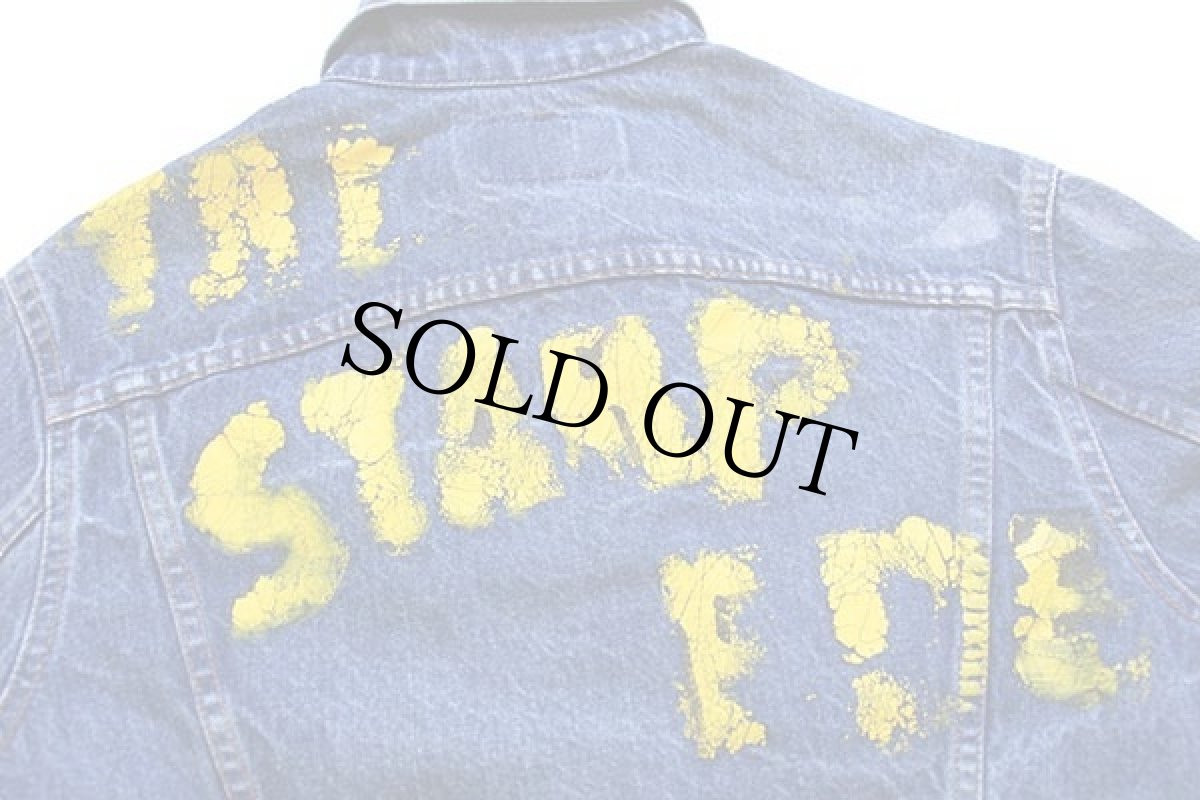 画像4: 80s カナダ製 Levi'sリーバイス 71506 ハンドペイント デニムジャケット 4ポケット 40L (4)