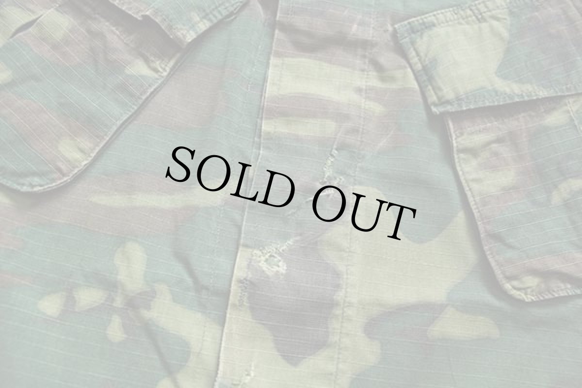 画像9: 60s 米軍 USMC ERDL グリーンリーフカモ ジャングルファティーグジャケット S-L (9)