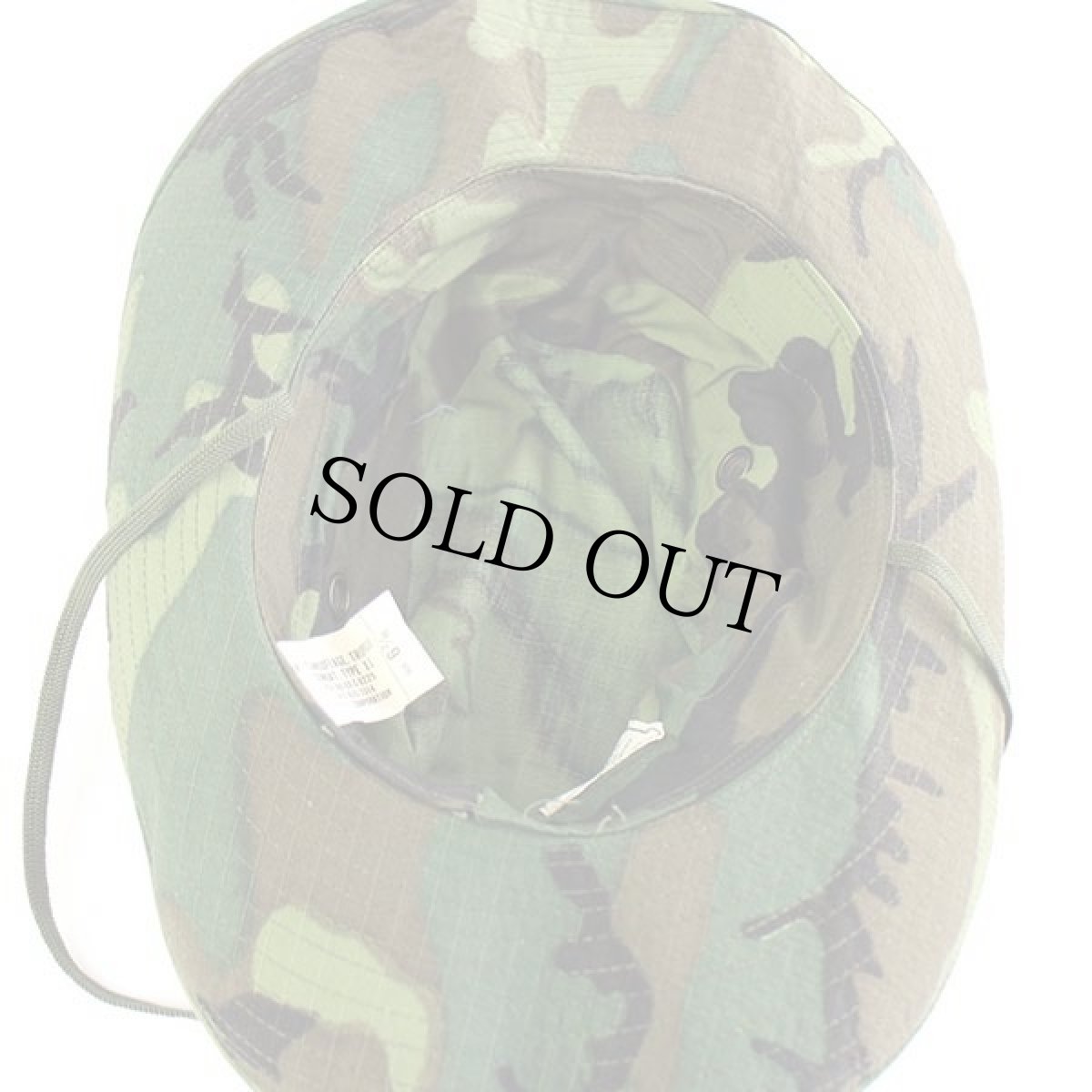 画像5: 60s 米軍 U.S.ARMY グリーンリーフカモ ブーニーハット 6 7/8 (5)