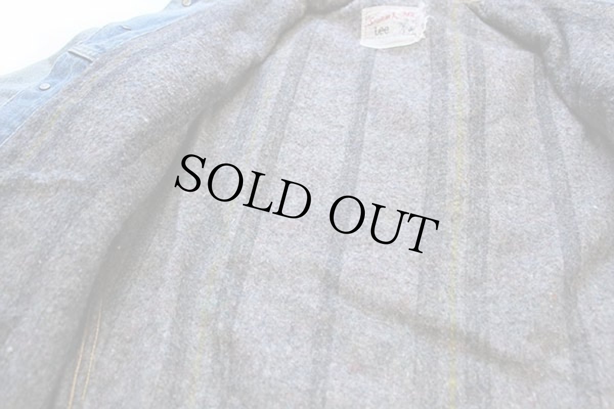 画像6: 80s USA製 Leeリー STORM RIDERストームライダー 220LJ ブランケットライナー デニムジャケット (6)