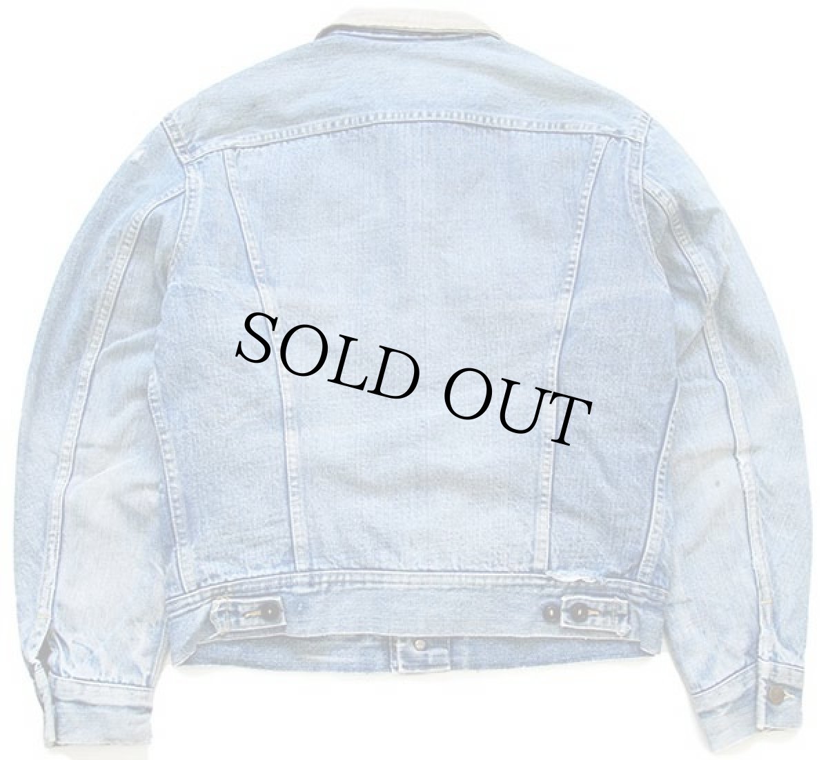 画像2: 80s USA製 Leeリー STORM RIDERストームライダー 220LJ ブランケットライナー デニムジャケット (2)