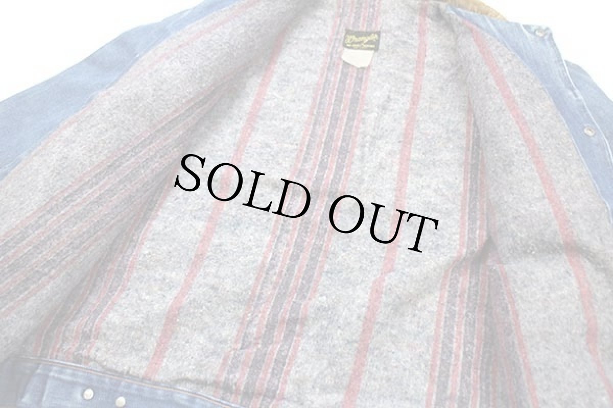 画像5: 70s USA製 Wranglerラングラー JL720NV NO-FAULT ブランケットライナー デニムジャケット 46 (5)