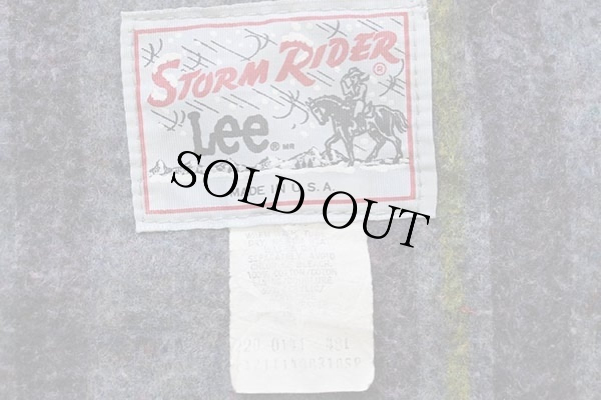 画像4: 80s USA製 Leeリー STORM RIDERストームライダー 220LJ ブランケットライナー デニムジャケット 48L (4)