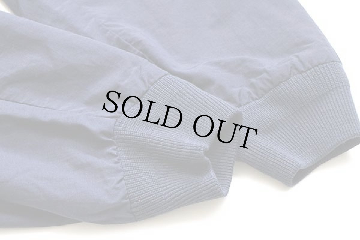 画像6: 80s USA製 EddieBauerエディーバウアー ロゴ刺繍 ラグ柄 フリースライナー ナイロンジャケット 紺 M (6)