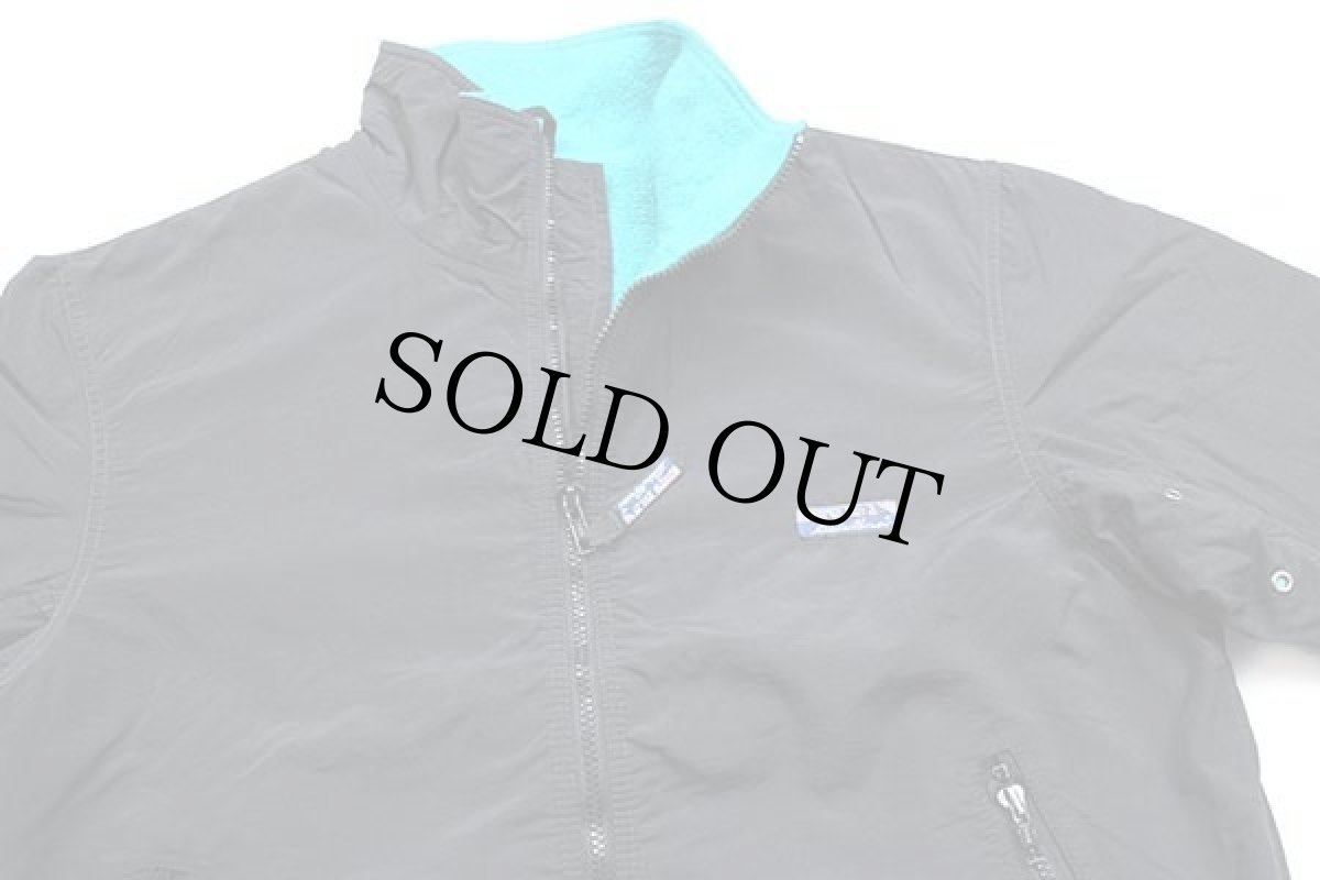 画像3: 80s USA製 EddieBauerエディーバウアー フリースライナー ナイロンジャケット 黒 M (3)