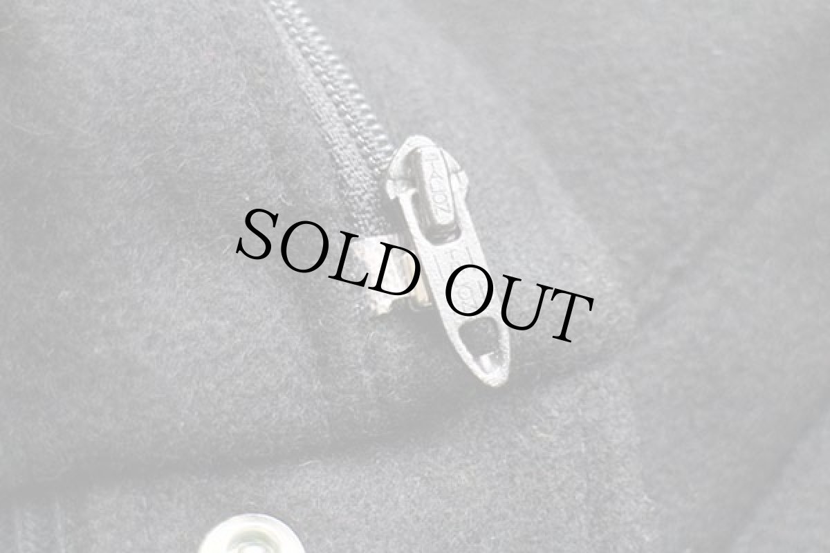 画像6: 90s USA製 SJPD PARKS ENFORCEMENT ポリスカー 刺繍 タータンチェックライナー ウールジャケット 黒 XL (6)