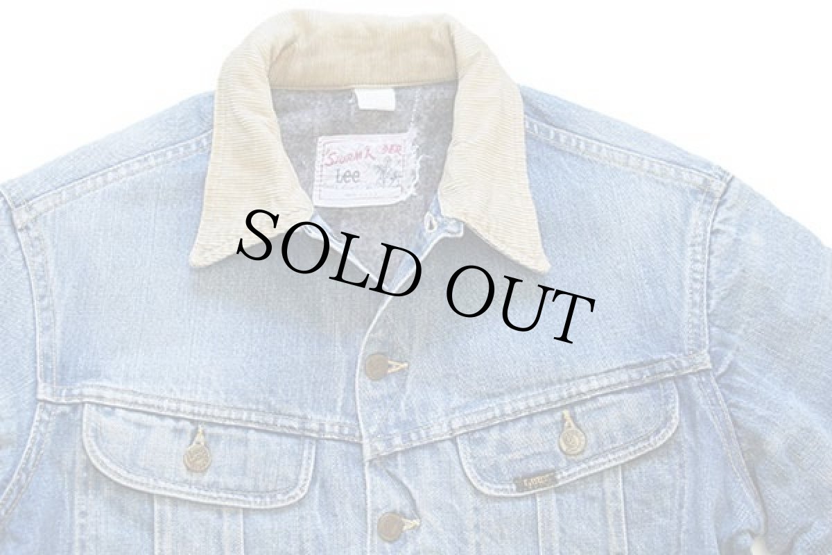 画像3: 80s USA製 Leeリー STORM RIDERストームライダー 220LJ ブランケットライナー デニムジャケット (3)