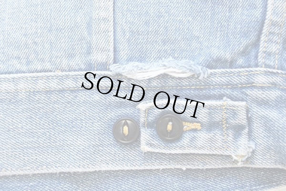 画像7: 80s USA製 Leeリー STORM RIDERストームライダー 220LJ ブランケットライナー デニムジャケット (7)