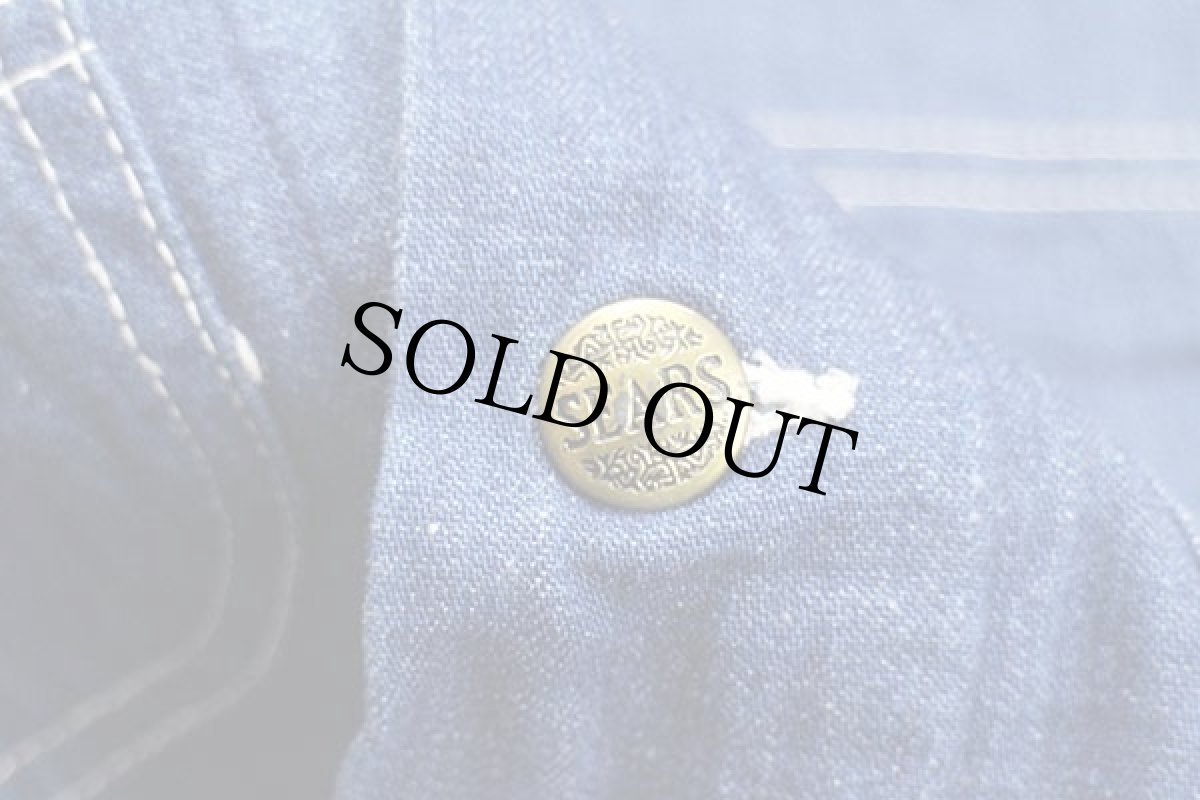 画像6: 70s Sears Work Leisure ブランケットライナー デニム カバーオール M (6)