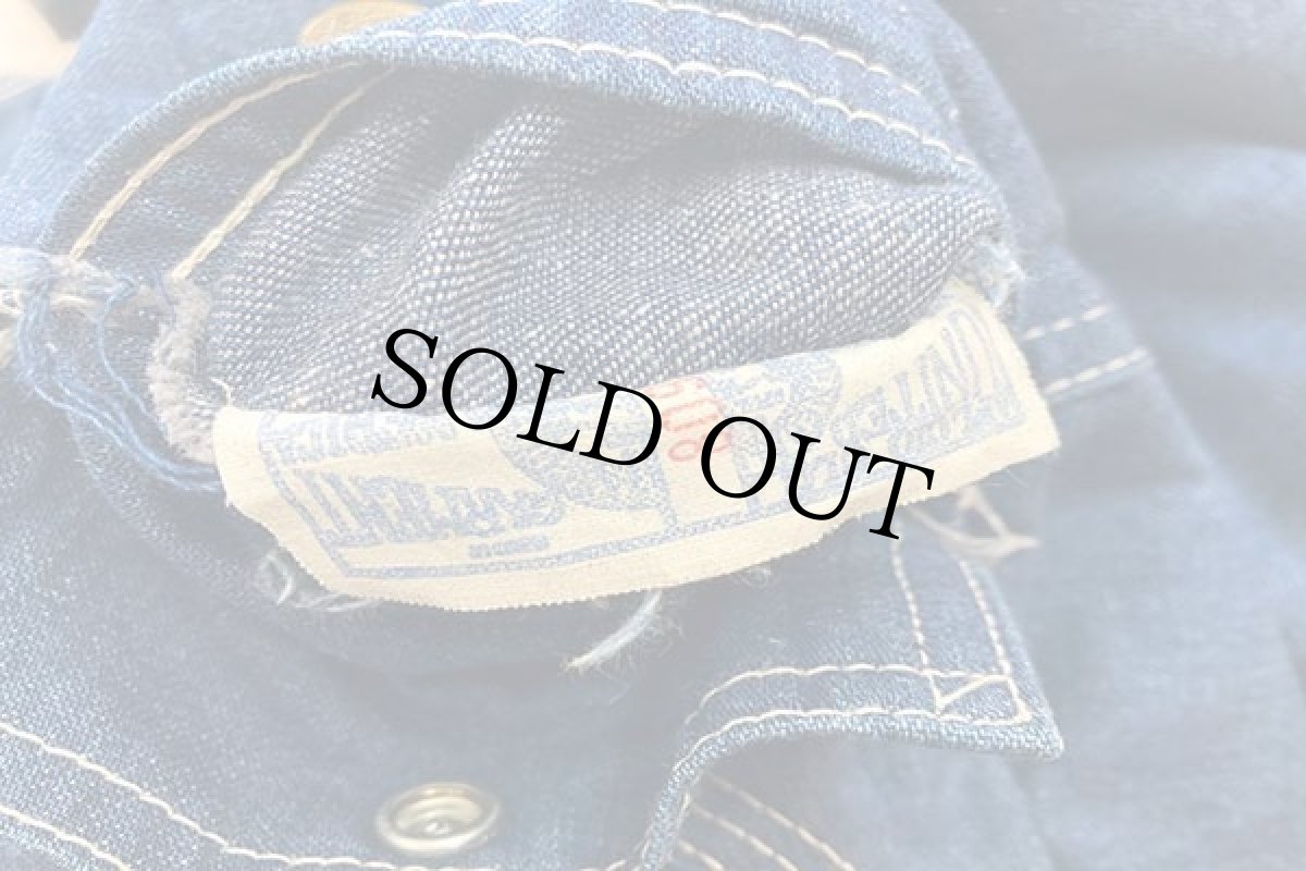 画像5: 70s Sears Work Leisure ブランケットライナー デニム カバーオール M (5)