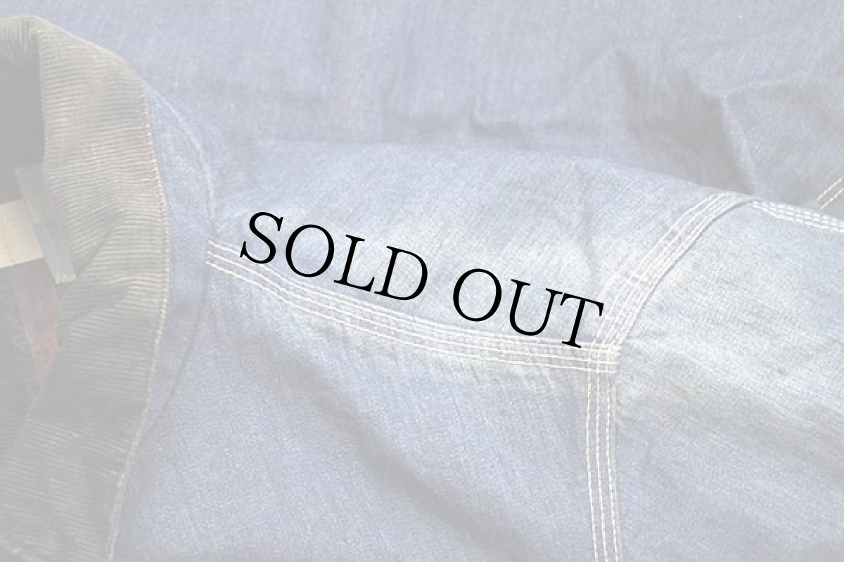 画像9: 70s Sears Work Leisure ブランケットライナー デニム カバーオール M (9)