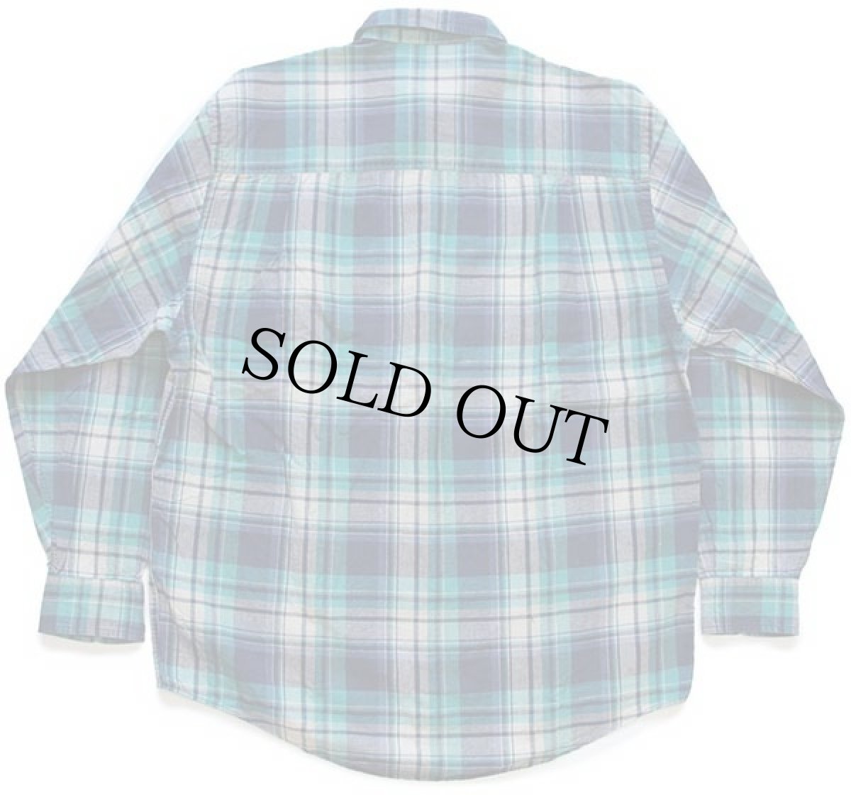 画像2: 90s EddieBauerエディーバウアー マドラスチェック ボタンダウン リネン×コットンシャツ (2)