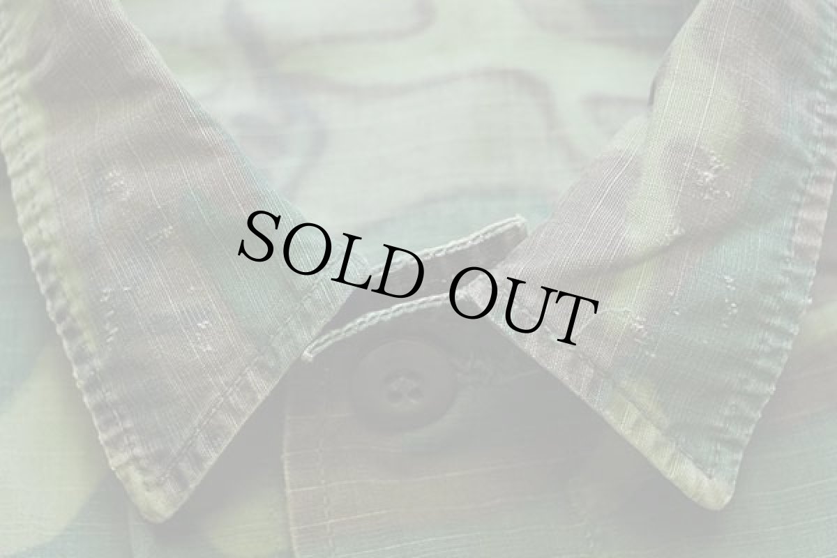 画像6: 60s 米軍 USMC ERDL グリーンリーフカモ ジャングルファティーグジャケット S-L (6)