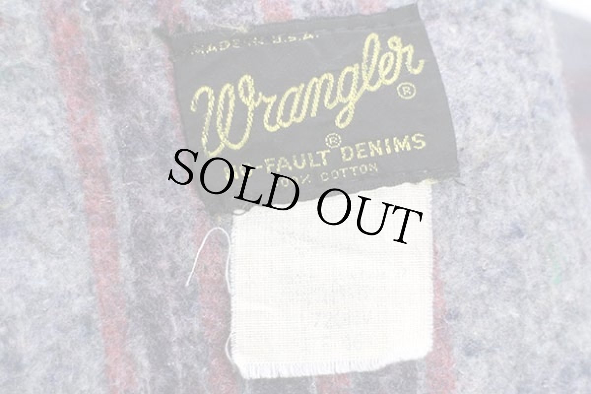 画像4: 70s USA製 Wranglerラングラー JL720NV NO-FAULT ブランケットライナー デニムジャケット 46 (4)