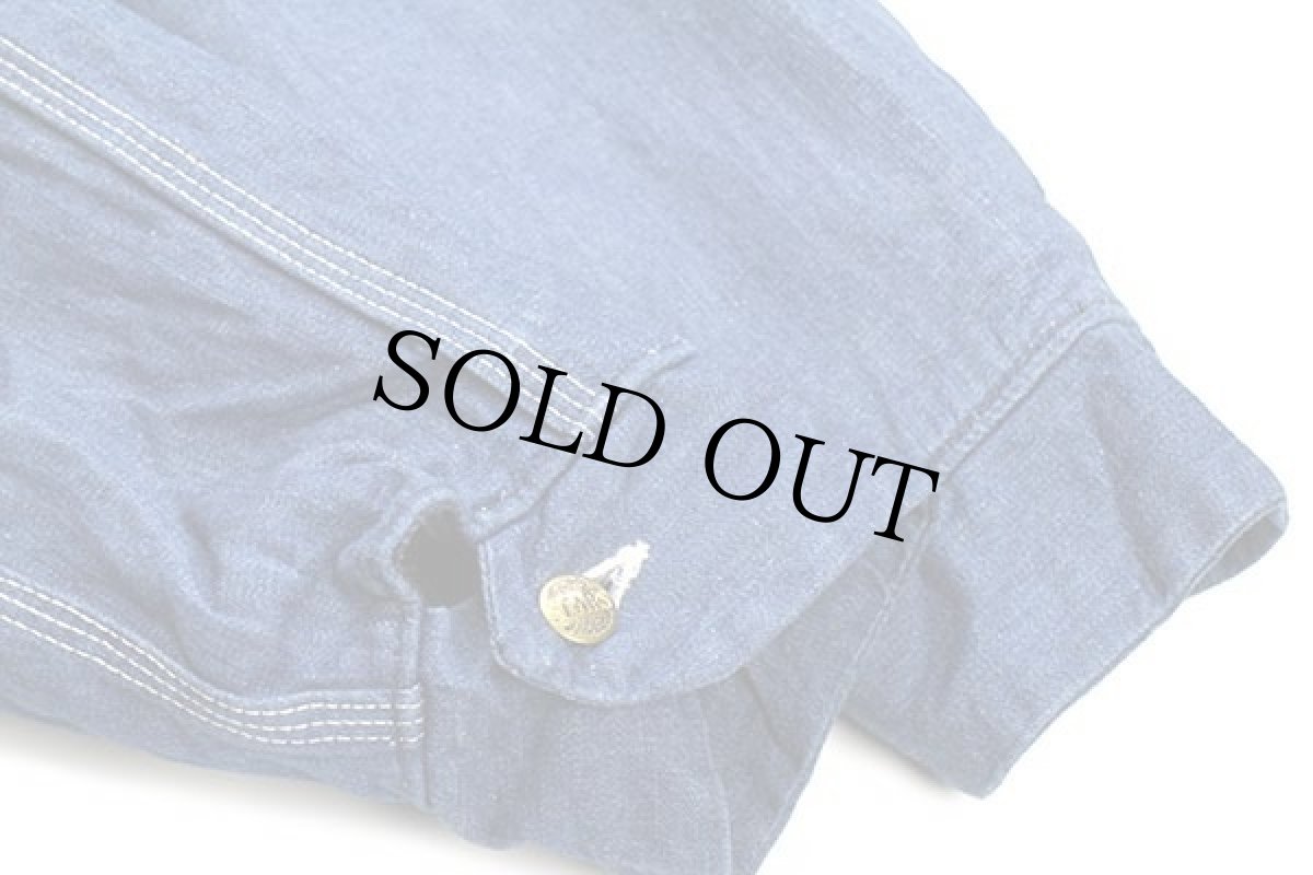 画像8: 70s Sears Work Leisure ブランケットライナー デニム カバーオール M (8)