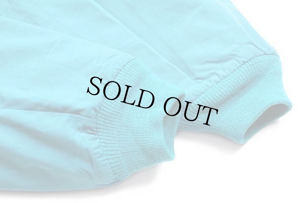 画像6: 90s メキシコ製 EddieBauerエディーバウアー WINDfoil ロゴ刺繍 POLARTEC フリースライナー ナイロンジャケット 青緑 L (6)