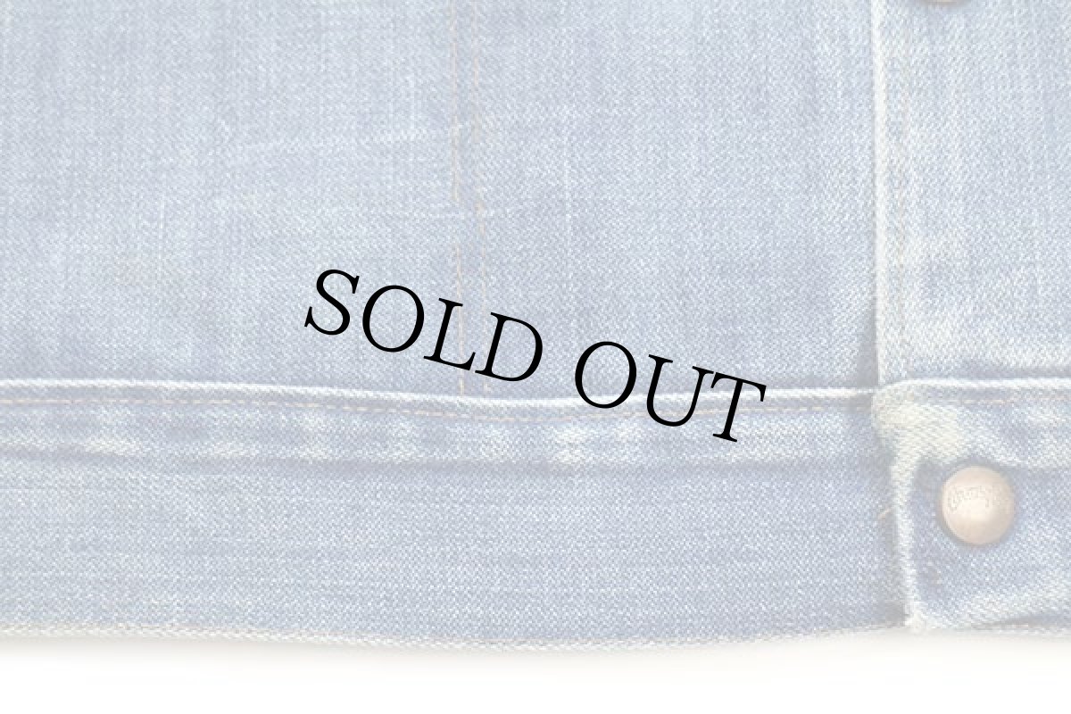 画像7: 70s USA製 Wranglerラングラー JL720NV NO-FAULT ブランケットライナー デニムジャケット 46 (7)