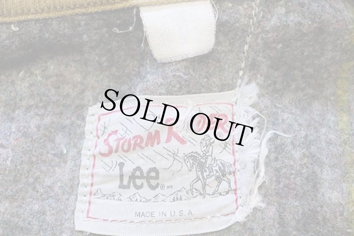 画像4: 80s USA製 Leeリー STORM RIDERストームライダー 220LJ ブランケットライナー デニムジャケット (4)