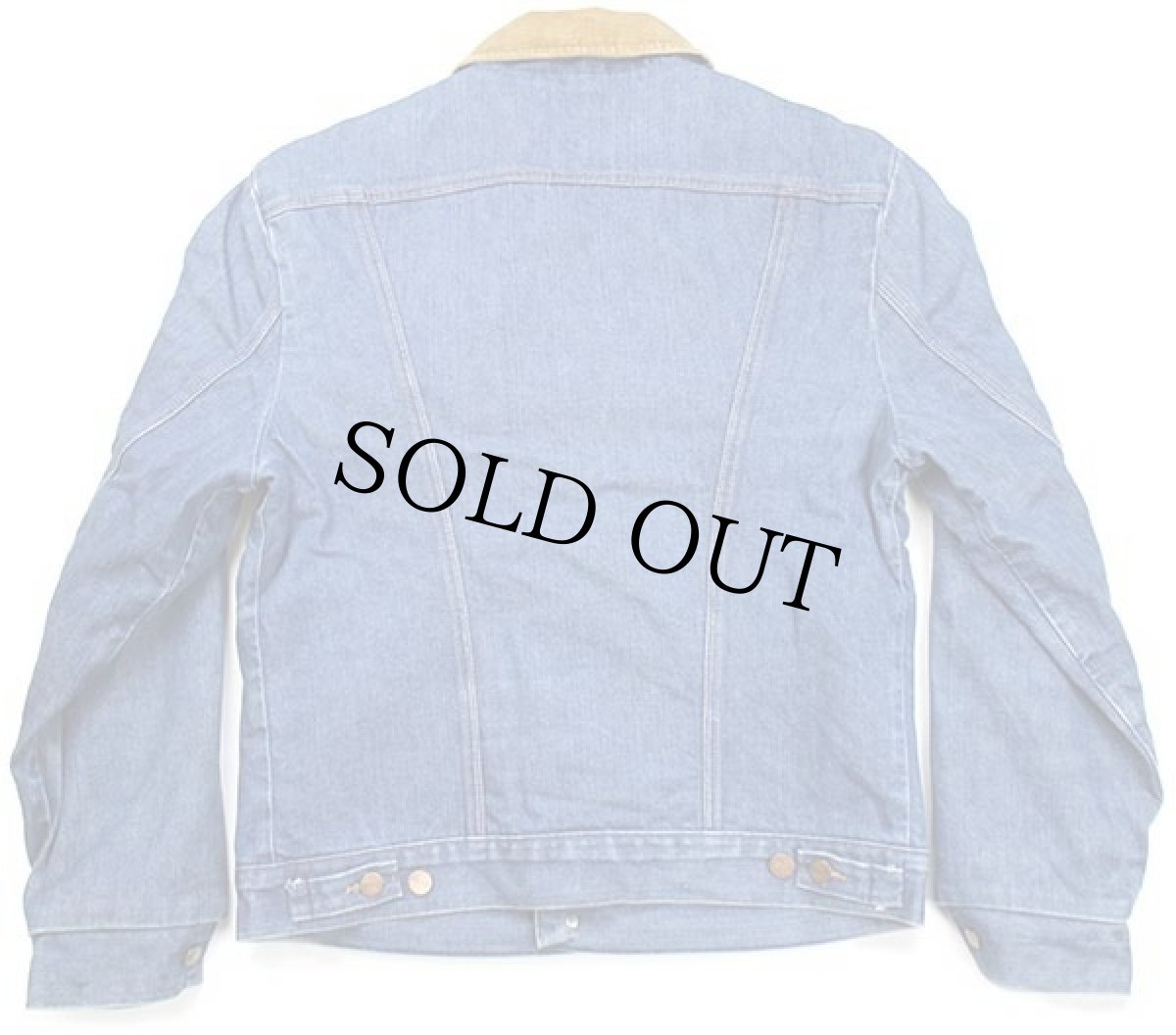 画像2: 80s USA製 Wranglerラングラー NO-FAULT ブランケットライナー デニムジャケット (2)