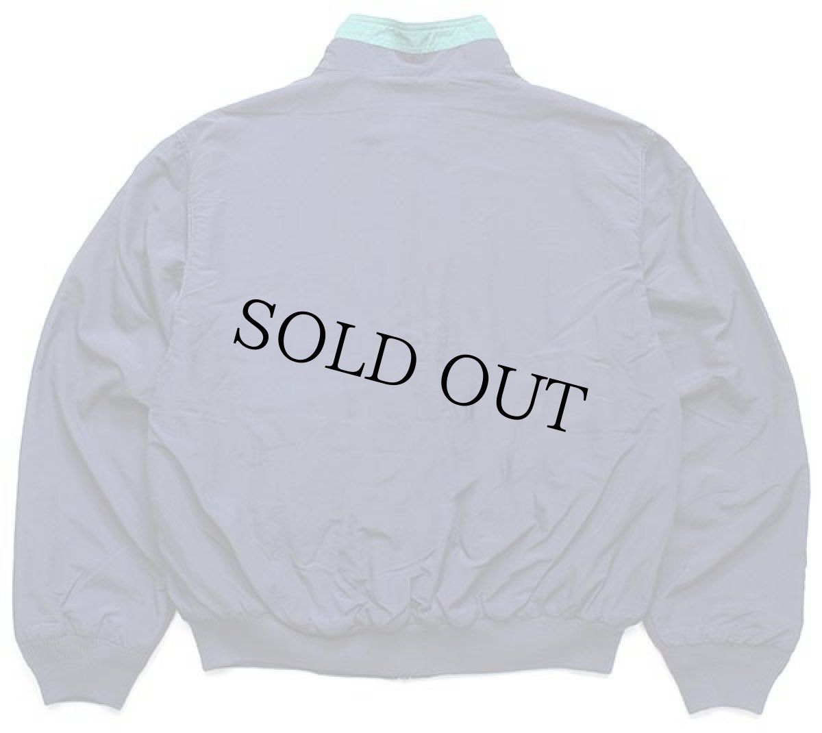 画像2: 80s USA製 EddieBauerエディーバウアー ロゴ刺繍 ラグ柄 フリースライナー ナイロンジャケット 紺 M (2)