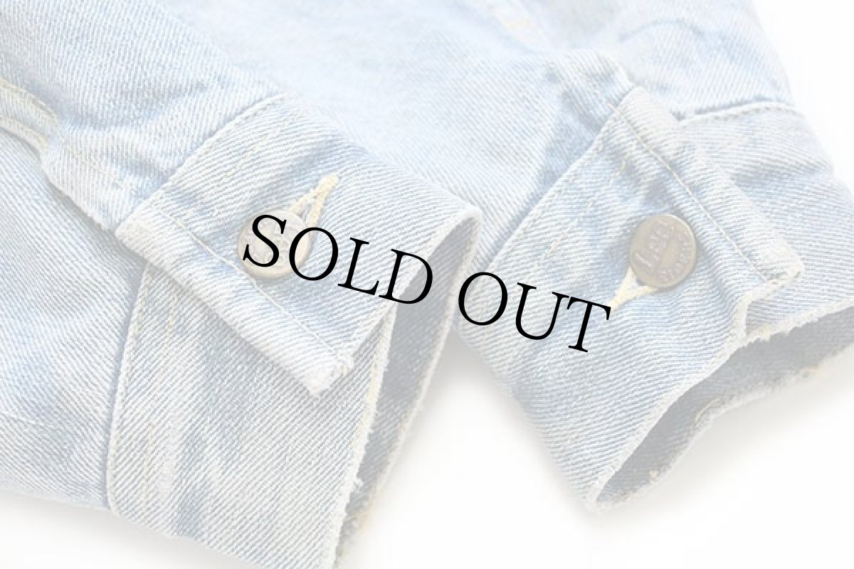 画像9: 80s USA製 Leeリー STORM RIDERストームライダー 220LJ ブランケットライナー デニムジャケット (9)